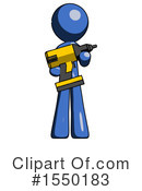 Blue Design Mascot Clipart #1550183 by Leo Blanchette