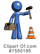 Blue Design Mascot Clipart #1550195 by Leo Blanchette