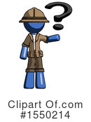 Blue Design Mascot Clipart #1550214 by Leo Blanchette