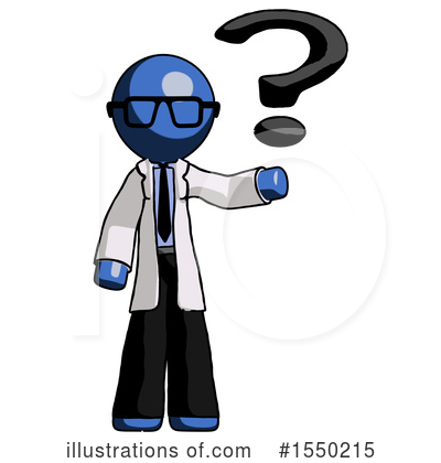 Royalty-Free (RF) Blue Design Mascot Clipart Illustration by Leo Blanchette - Stock Sample #1550215