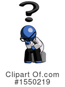 Blue Design Mascot Clipart #1550219 by Leo Blanchette