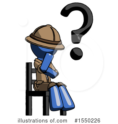 Royalty-Free (RF) Blue Design Mascot Clipart Illustration by Leo Blanchette - Stock Sample #1550226