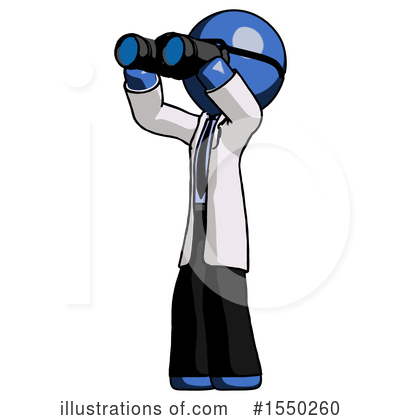 Royalty-Free (RF) Blue Design Mascot Clipart Illustration by Leo Blanchette - Stock Sample #1550260