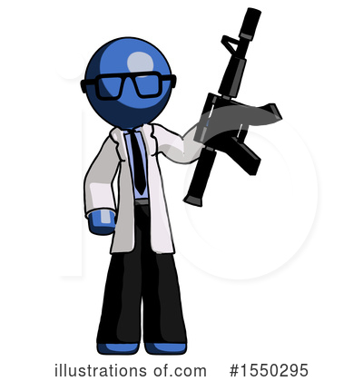 Royalty-Free (RF) Blue Design Mascot Clipart Illustration by Leo Blanchette - Stock Sample #1550295