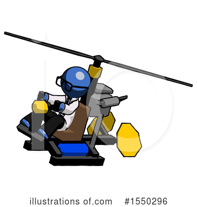 Royalty-Free (RF) Blue Design Mascot Clipart Illustration by Leo Blanchette - Stock Sample #1550296