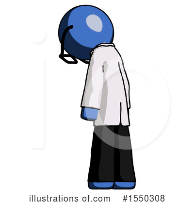 Royalty-Free (RF) Blue Design Mascot Clipart Illustration by Leo Blanchette - Stock Sample #1550308