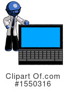 Blue Design Mascot Clipart #1550316 by Leo Blanchette