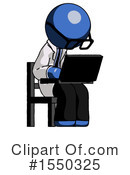 Blue Design Mascot Clipart #1550325 by Leo Blanchette
