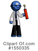 Blue Design Mascot Clipart #1550335 by Leo Blanchette