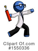 Blue Design Mascot Clipart #1550336 by Leo Blanchette
