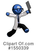 Blue Design Mascot Clipart #1550339 by Leo Blanchette