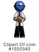 Blue Design Mascot Clipart #1550340 by Leo Blanchette