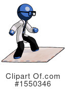 Blue Design Mascot Clipart #1550346 by Leo Blanchette
