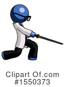 Blue Design Mascot Clipart #1550373 by Leo Blanchette