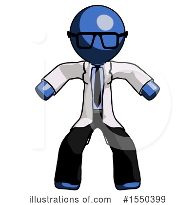 Royalty-Free (RF) Blue Design Mascot Clipart Illustration by Leo Blanchette - Stock Sample #1550399