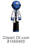 Blue Design Mascot Clipart #1550403 by Leo Blanchette