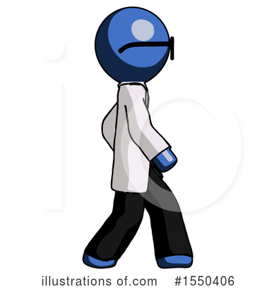 Royalty-Free (RF) Blue Design Mascot Clipart Illustration by Leo Blanchette - Stock Sample #1550406