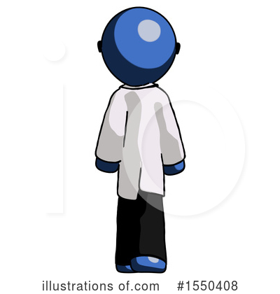 Royalty-Free (RF) Blue Design Mascot Clipart Illustration by Leo Blanchette - Stock Sample #1550408