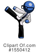 Blue Design Mascot Clipart #1550412 by Leo Blanchette