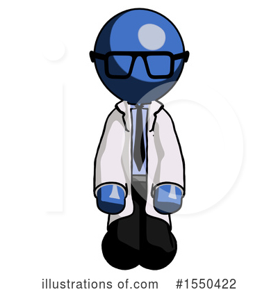 Royalty-Free (RF) Blue Design Mascot Clipart Illustration by Leo Blanchette - Stock Sample #1550422