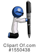 Blue Design Mascot Clipart #1550438 by Leo Blanchette