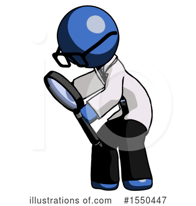Royalty-Free (RF) Blue Design Mascot Clipart Illustration by Leo Blanchette - Stock Sample #1550447