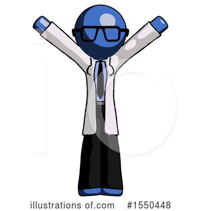 Royalty-Free (RF) Blue Design Mascot Clipart Illustration by Leo Blanchette - Stock Sample #1550448