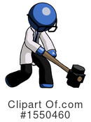 Blue Design Mascot Clipart #1550460 by Leo Blanchette