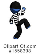 Blue Design Mascot Clipart #1558398 by Leo Blanchette