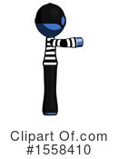 Blue Design Mascot Clipart #1558410 by Leo Blanchette