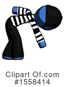 Blue Design Mascot Clipart #1558414 by Leo Blanchette