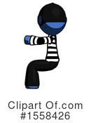 Blue Design Mascot Clipart #1558426 by Leo Blanchette
