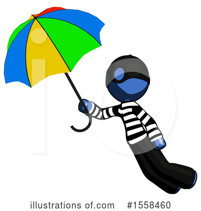 Royalty-Free (RF) Blue Design Mascot Clipart Illustration by Leo Blanchette - Stock Sample #1558460