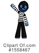 Blue Design Mascot Clipart #1558467 by Leo Blanchette