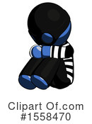 Blue Design Mascot Clipart #1558470 by Leo Blanchette