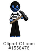 Blue Design Mascot Clipart #1558476 by Leo Blanchette