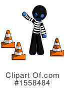 Blue Design Mascot Clipart #1558484 by Leo Blanchette