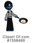 Blue Design Mascot Clipart #1558489 by Leo Blanchette