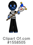 Blue Design Mascot Clipart #1558505 by Leo Blanchette