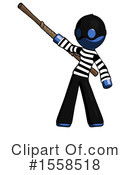 Blue Design Mascot Clipart #1558518 by Leo Blanchette