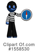 Blue Design Mascot Clipart #1558530 by Leo Blanchette