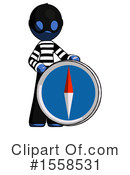 Blue Design Mascot Clipart #1558531 by Leo Blanchette