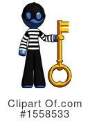 Blue Design Mascot Clipart #1558533 by Leo Blanchette