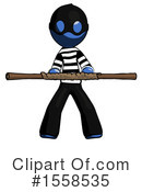 Blue Design Mascot Clipart #1558535 by Leo Blanchette