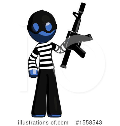 Royalty-Free (RF) Blue Design Mascot Clipart Illustration by Leo Blanchette - Stock Sample #1558543