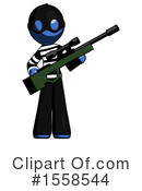 Blue Design Mascot Clipart #1558544 by Leo Blanchette