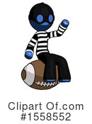 Blue Design Mascot Clipart #1558552 by Leo Blanchette