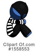 Blue Design Mascot Clipart #1558553 by Leo Blanchette