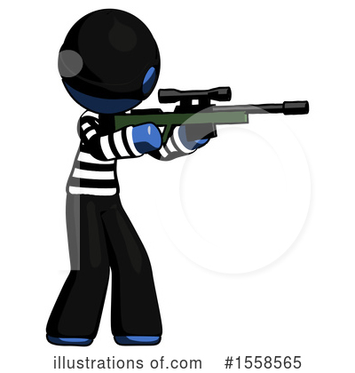 Royalty-Free (RF) Blue Design Mascot Clipart Illustration by Leo Blanchette - Stock Sample #1558565