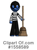 Blue Design Mascot Clipart #1558589 by Leo Blanchette